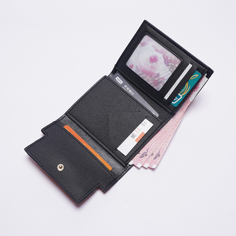 Hot-selling Ins Style Wallet For Women, High-end Luxury Bag PU Wallet New Free Delivery Designer Bag Simple Korean Version Short Women's Wallet W