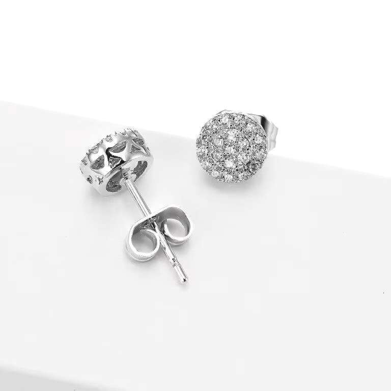 Jasen Luxury Design Rectangle Shape S925 Silver Men Earring