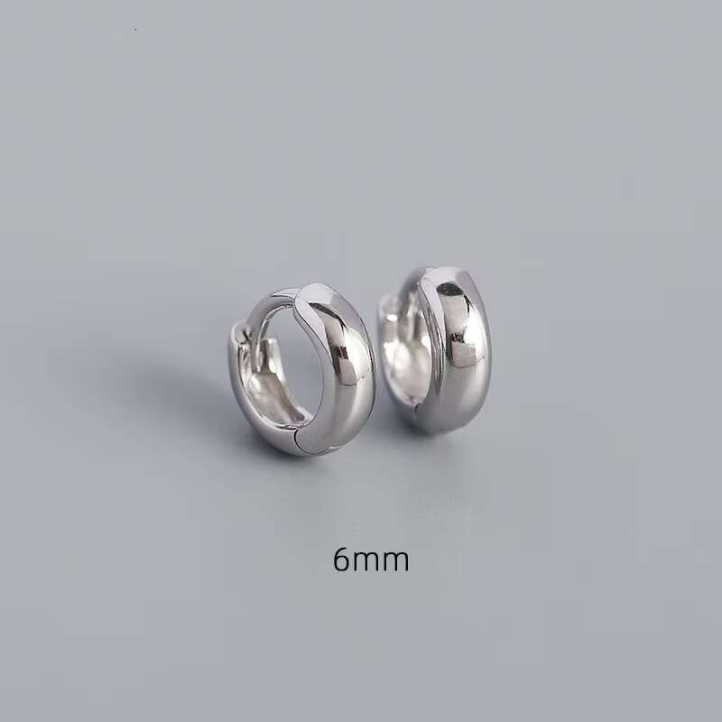 Silver Jewelry Manufactures Bold Hoop Earrings 14K 18K Gold Vermeil 925 Sterling Huggies Drop Fashion Jewelry