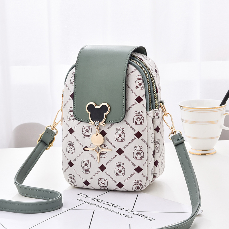 New High-end Bag Women 2025 New Fashion Crossbody Bag Mini Phone Bag Soft Leather Multi-layer Single Shoulder Small Square Bag Women New Free Delivery