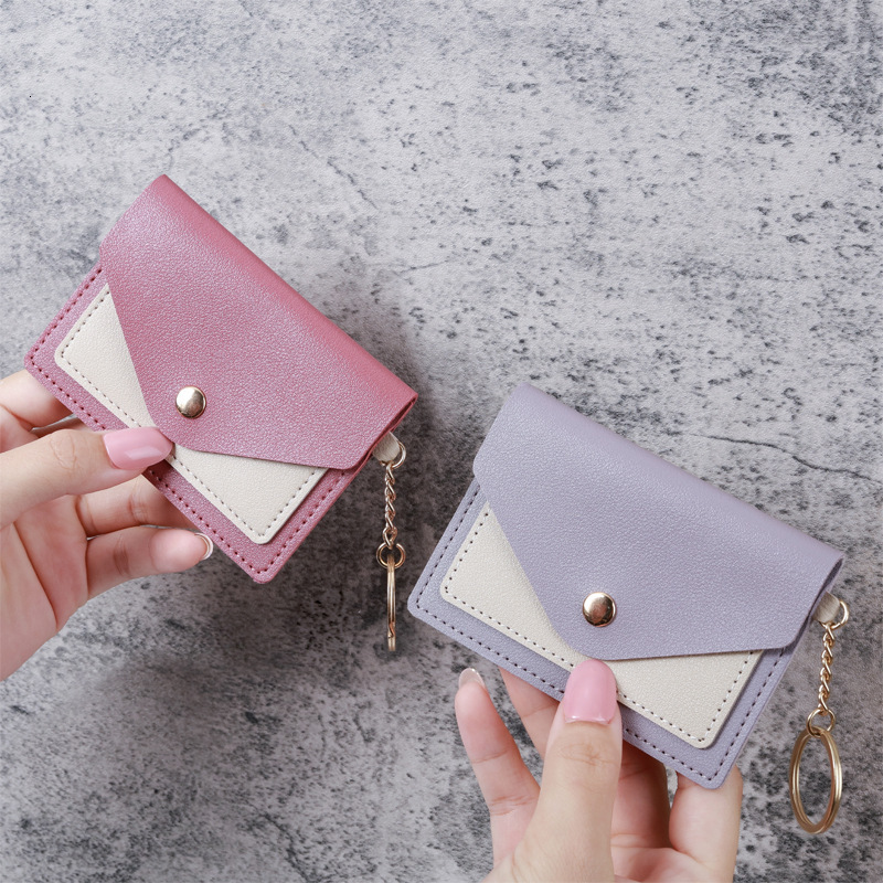 trend Cross border new creative fashion small card holder women s candy color keychain accessories bus bag designer men trend s keybag