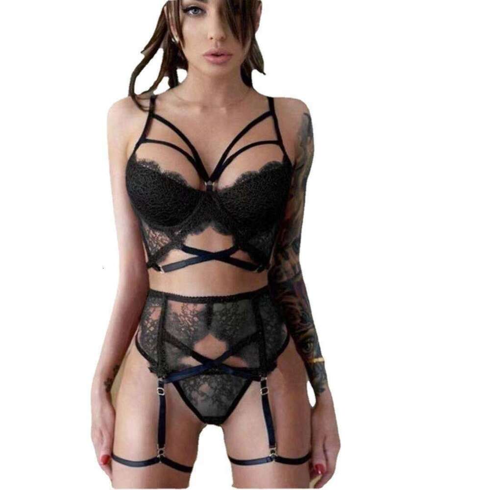 Spell Lingerie Porn Suits Plus Size Sexy Women S Lace Binding Temptation Passion Three Point One Piece Lingerie Set Sexy Lingerie