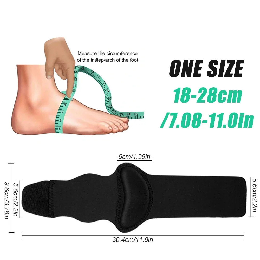 1 Pair Arch Support Adjustable Ortics Compression Braces Bands Gel Pads for Flat Feet High Fallen Arches 250530