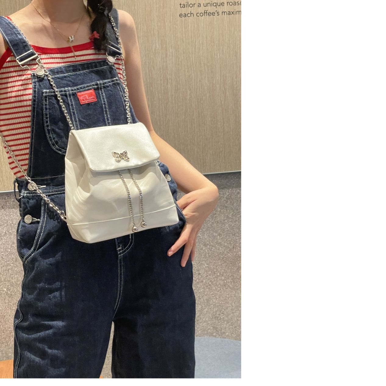 designer 2025 Large Capacity Backpack Commuter Casual Women's Autumn Office Bag Double Shoulder Bag High-end Fashion Texture