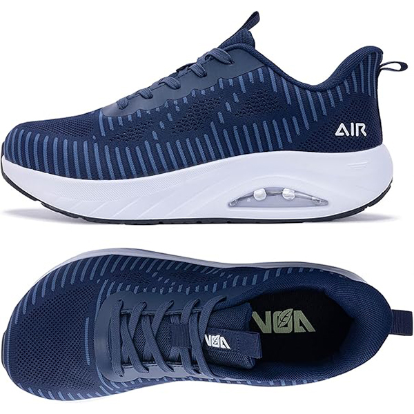 Designer Shoes Men's Wide Toe Box Walking Shoes with Arch Support Orthotic Tennis Sneakers for Plantar Fasciitis Bunions Flat Feet