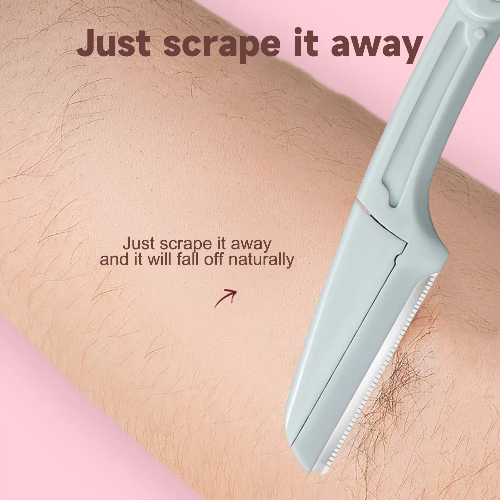 3PCS Mixed Color Set of Foldable Eyebrow Trimmers Safe And Scratchproof Razor For Beginners 250516