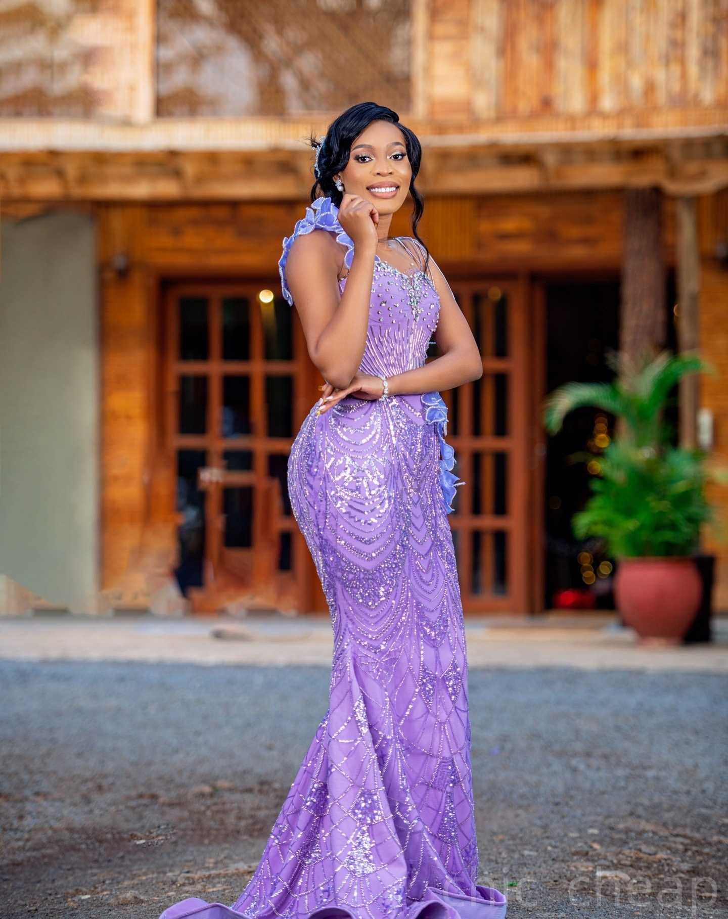Mermaid Lavender Prom Dresses 2025 Flowers Crystals Flowers Sequined Evening Formal Party Second Birthday Engagement Gowns Plus Size Dress For Special