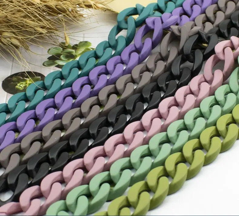 120cm Chain Acrylic Womens Handbag Backpack Mobile Phone Bag Combination Split Connector DIY Necklace Jewelry Accessories 250530