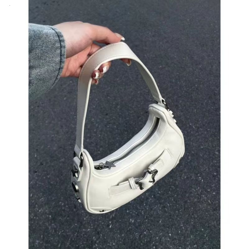 designer Handbag for Women Small Bag Phone Bag 2025 New High-end Autumn Retro Denim Star Girl Shoulder Bag Niche