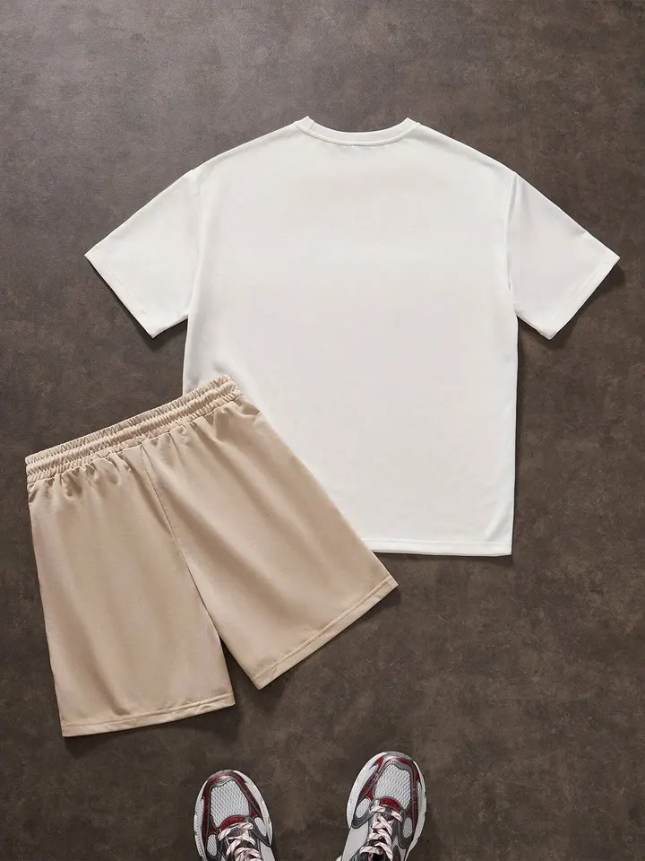 2025 Summer mens suit Casual Tshirt Shorts Suit sportswear 2piece 3D printed fashion Hawaiian style street wear 250529Z