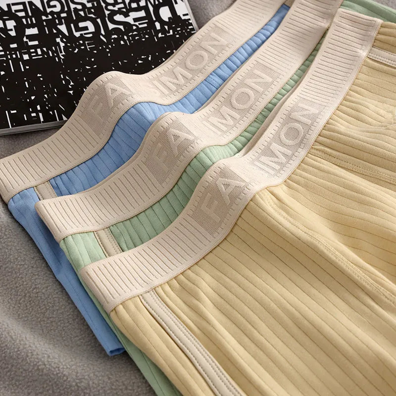 Mens Panties Boxer Shorts Underwear Sexy Striped Man Male Boxers Homme U Convex Shorts Lingerie Boxershorts Underpants 250530