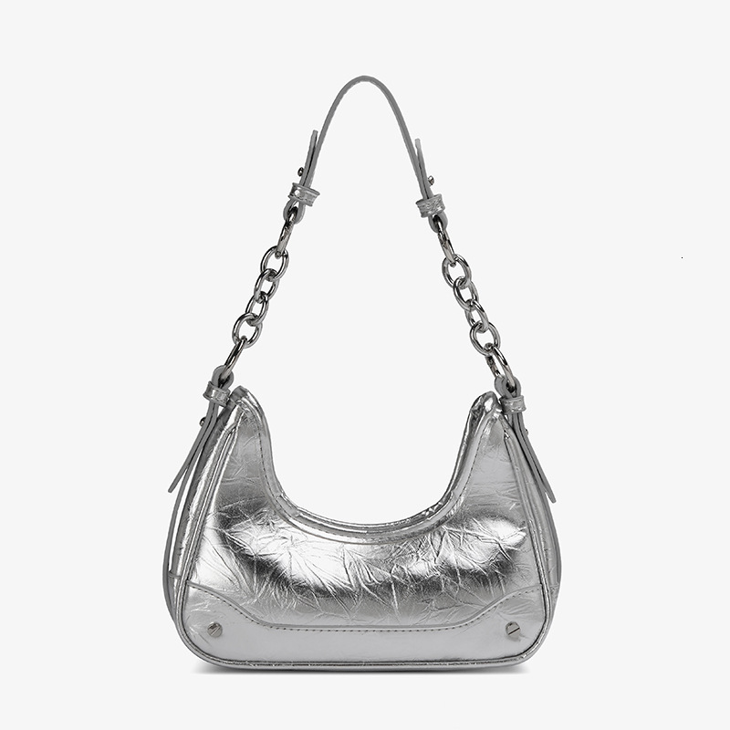 designer Underarm Bag for Women Summer 2025 New Trend This Year High-end Niche Chain Fashion Commuter Crossbody Baguette Bag