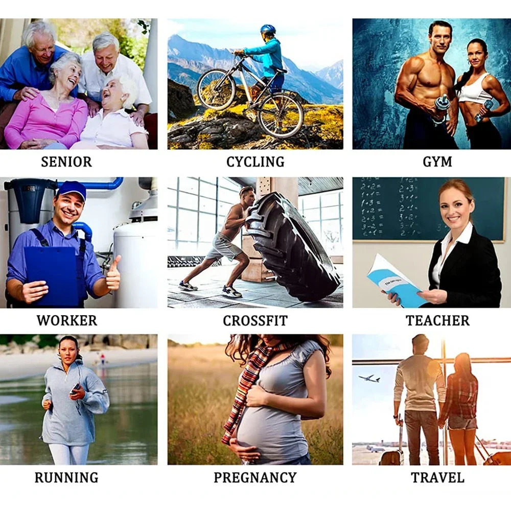 GOMOREON 1Pair Ankle Compression Sock for Men and Women Low Cut Running with Support 250530