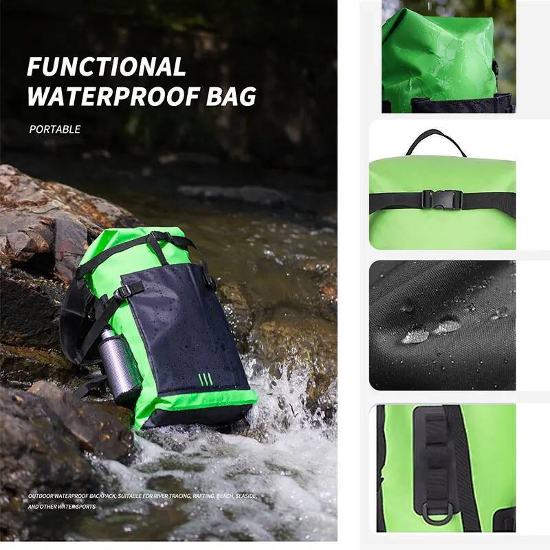 30L Waterproof Dry Backpack Storage Pack Sack Swimming Rafting Kayaking River Trekking Floating Sailing Canoe Boat Bag X498A