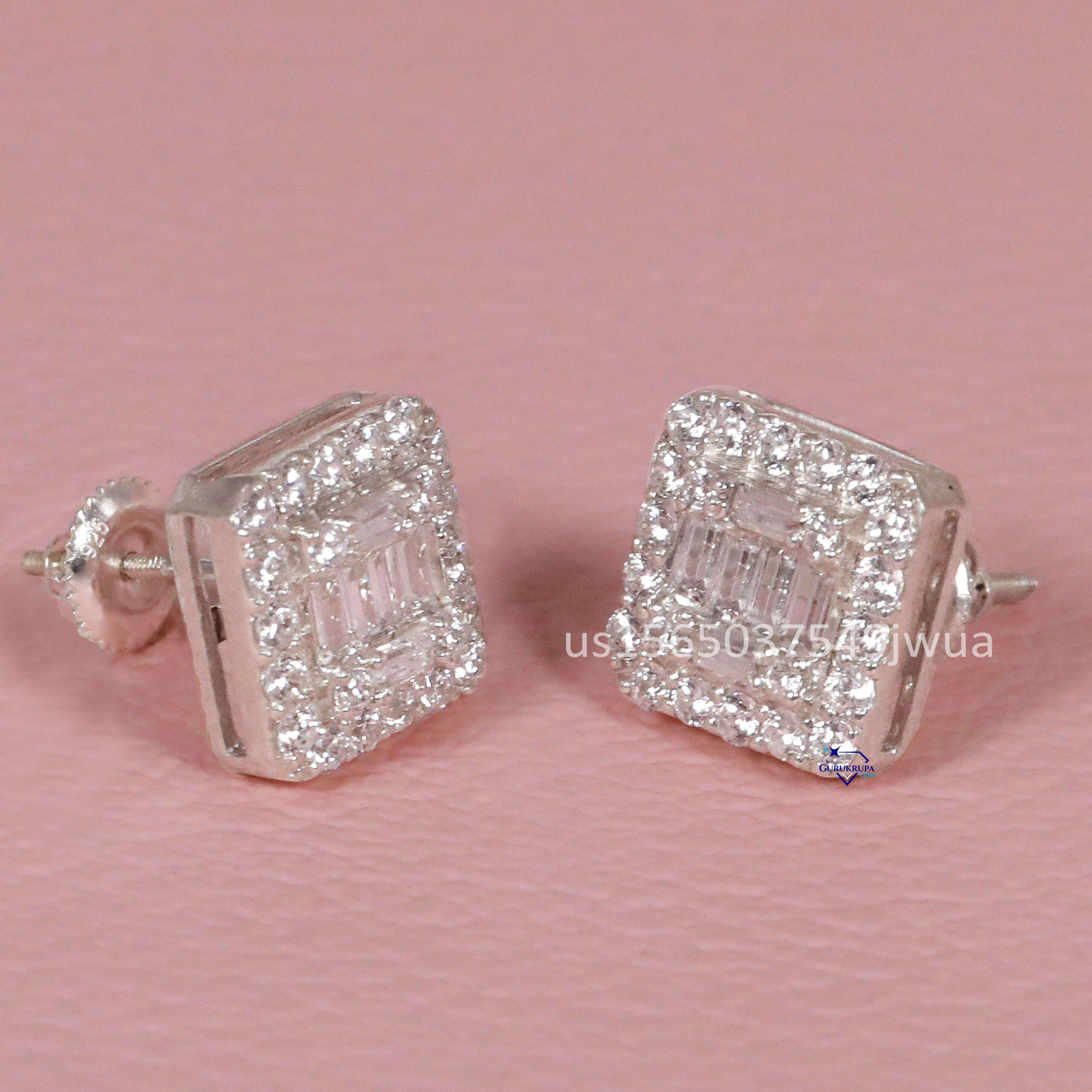 925S Silver Moissanite Diamond Earring Fine Jewelry Custom Wholesale Price Trending New Arrival Earring Collection for Women