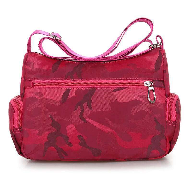 High Quality Waterproof Nylon Women Handbag Multifunctional Shoulder Fashion Female Camouflage Messenger Bag