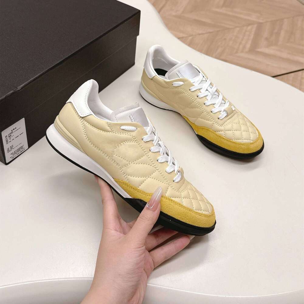 Spring Autumn Women Casual Shoes Fashion Genuine Leather Sneakers Natural Cow Suede Sewing Sports Leisure Flats Round Toe Loafer with box