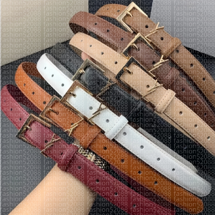 Fashion Belt for Women Genuine Leather Designer Buckle cnosme Waistband High Quality Ladies Waist Belts girls Waistband Width 2.5cm 7 colors 90cm-115cm with box