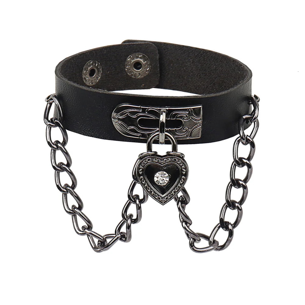 Punk Rock Studded Bracelet Set Spiked Leather Cuff Bracelet for Men Women 80s Wristband Emo Bracelet Adjustable 250528