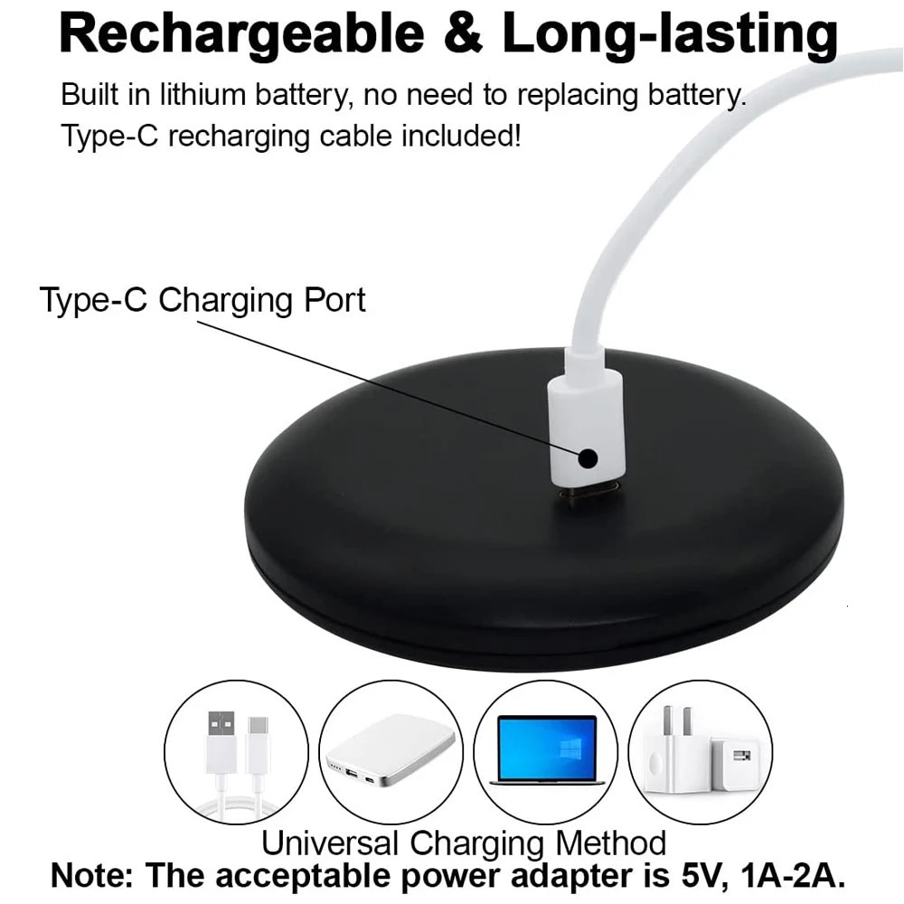 Mini Portable Folding Travel Mirror LED Light Makeup Mirror Compact Mirror 10X Magnification 2-sided Beauty Makeup Round Mirror 250530