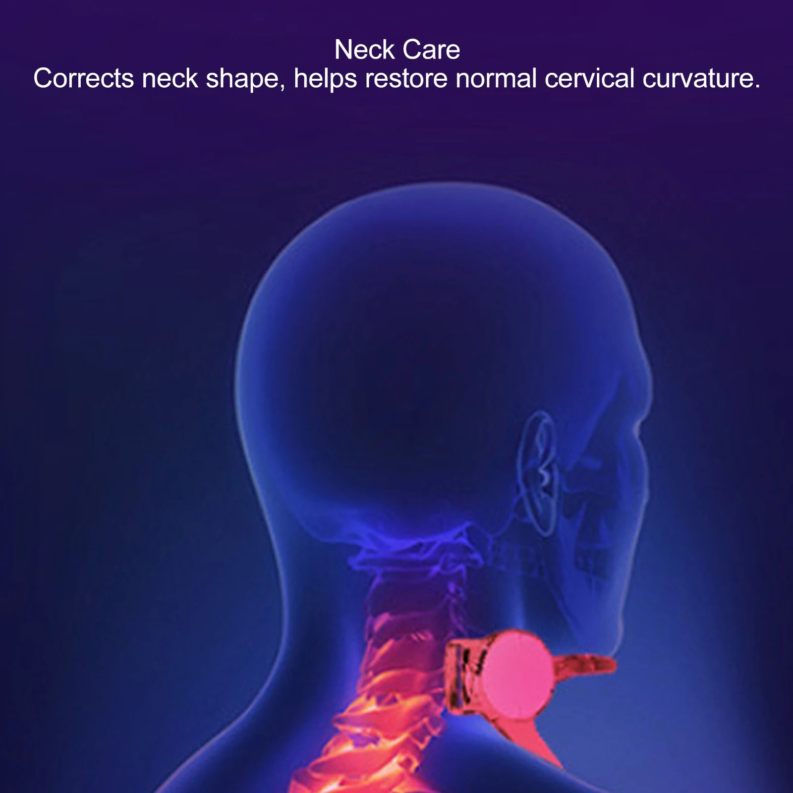 Adjustable Neck Support Shaping Cervical Collar Forward Posture Corrector Decompressed 360 Degree Rotation for Daily Life 250530