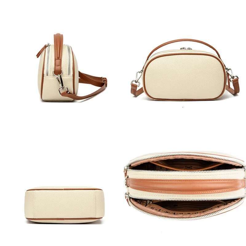 Brand Women Shoulder Bag Autumn New2024 Ladies Simple Leisure Handbag High Quality Leather Crossbody Bags Designer Purses