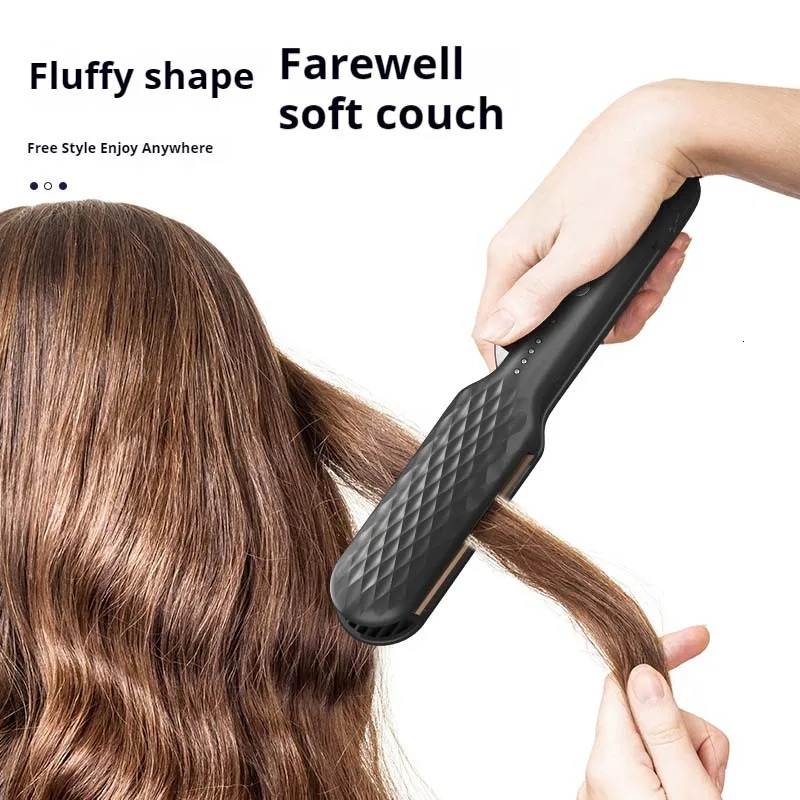 Hair Iron 3D Hair Crimper Professional Volumizing Curling Iron Corn Perm Fluffy Splint Flat Iron Hair Styling Tools 250529