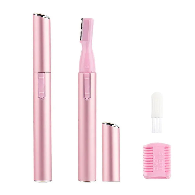 Multi Functional Mini Handle Beauty Women Painless Automatic Shaving Trim Eyebrows Electric Eyebrow Trimmer Pink Black 250516