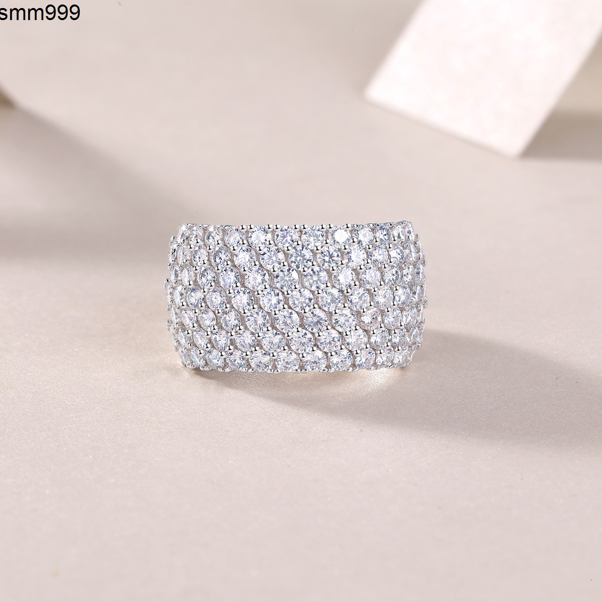 Classic Custom Fashion Women Rings Trendy Anniversary Gift Open Diamond Romantic Sterling Silver Bling 925 Rings R240113688