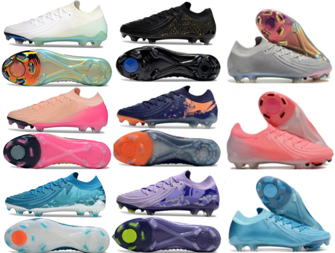 boots Bag Mens High Top Football Boots Luna Elite FG Firm Ground Cleats taupe ACC GX 2 Soccer Shoes Outdoor Trainers Botas De Futbol blue pink shoes Discount