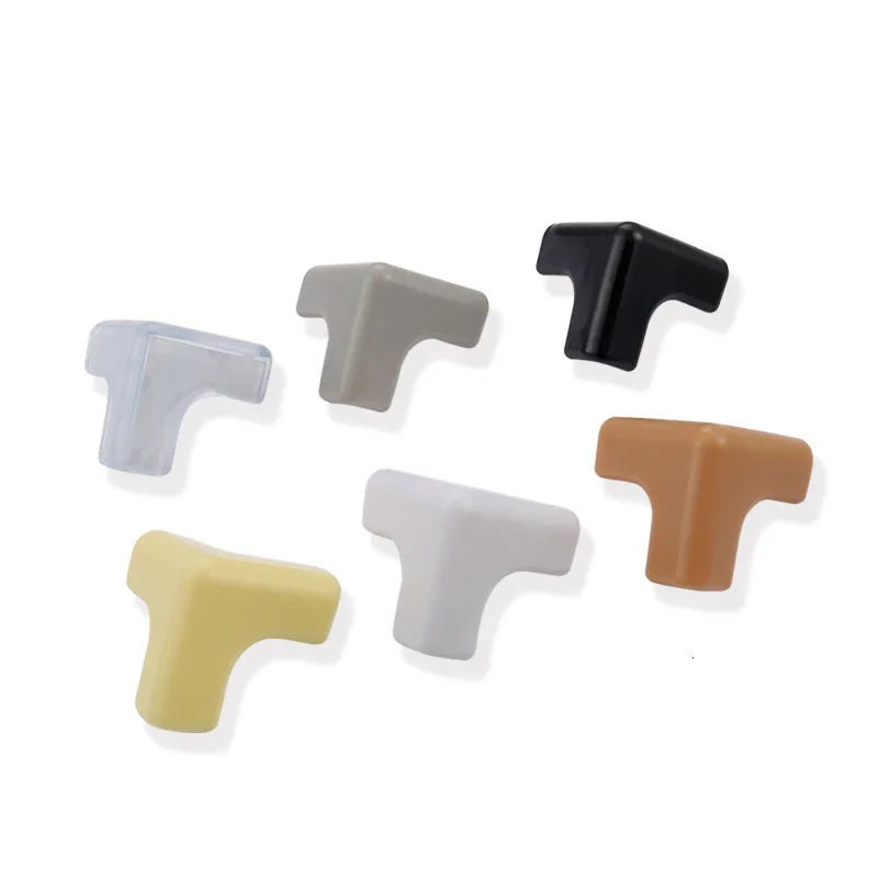 10pcs/lot Rubber Transparent L Shape Baby Safety Silicone Corner Protector Kids Soft Clear Table Desk Edge Corner Guards 250530