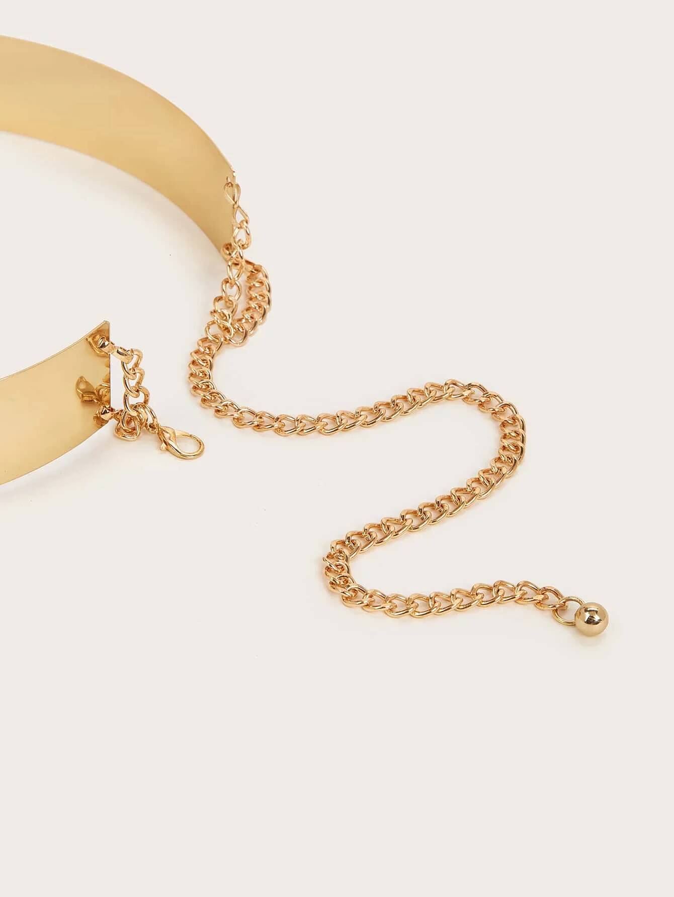 1Pcs Ladies' Solid Color 4cm Metal Iron Waist Ring Decorative Belt Elegant and Sexy Style Dress Accessories Mother's Day Gift