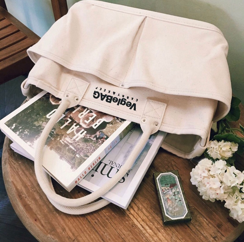 designer Japanese Vegiebag Mommy Bag Handheld Baby Bag Lightweight Large Capacity Mommy Bag Women's Canvas Tote Bag