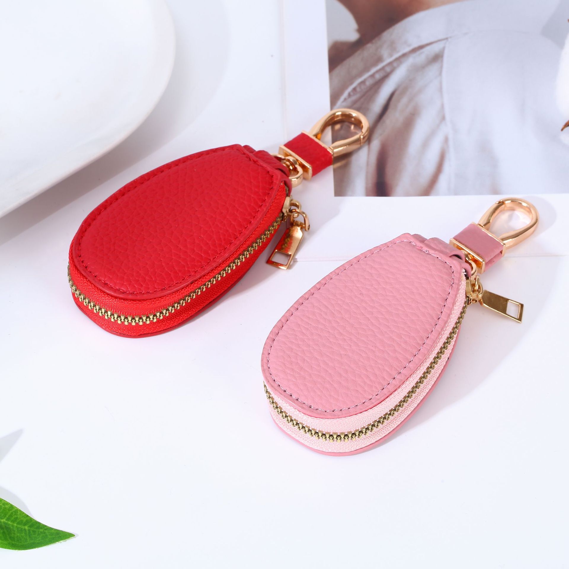 fashion Mini car key box unisex car key fashion storage creative fashionable simple pendant key bag designer men s key bag women s wallet