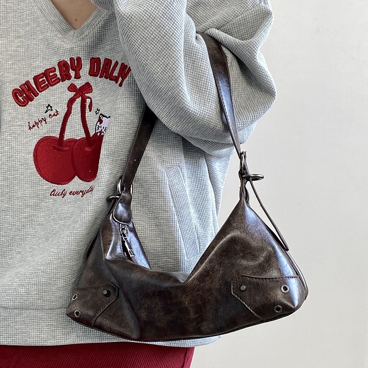 designer 2025 Niche Design New Women's Bag Spring Summer High-end Melard Underarm Bag Stylish Versatile Shoulder Bag Crossbody Bag