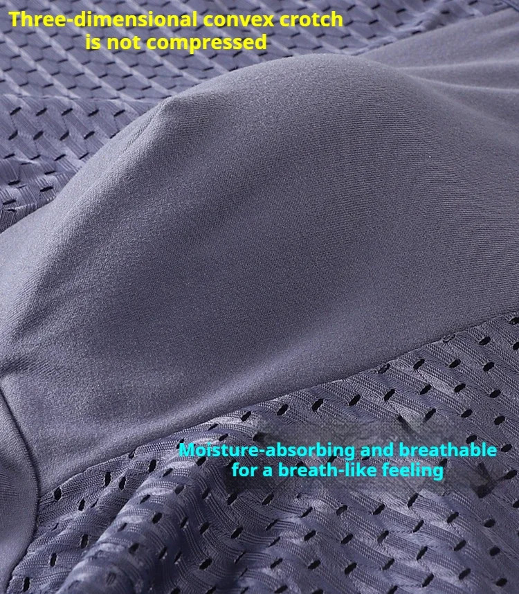 4pcs/lot Mens Underwear Men Boxer Shorts Ice Silk Mesh Boxershorts Plus Size Panties Summer Sexy Breathable Underpants 40-100KG 250530