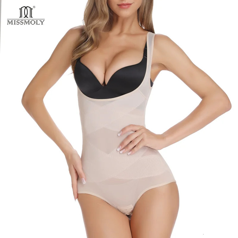 Women Body Shaper Waist Trainer Slimming Tummy Control Shaperwear Breathable Shapers Modeling Belt Bodysuits Summer Corset 250523