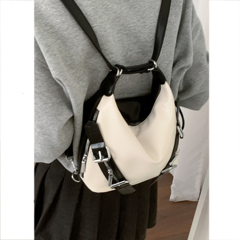 designer Academy Style Backpack for Women 2025 New Trendy Fashion Korean Tote Bag Student Large Capacity Backpack for Class