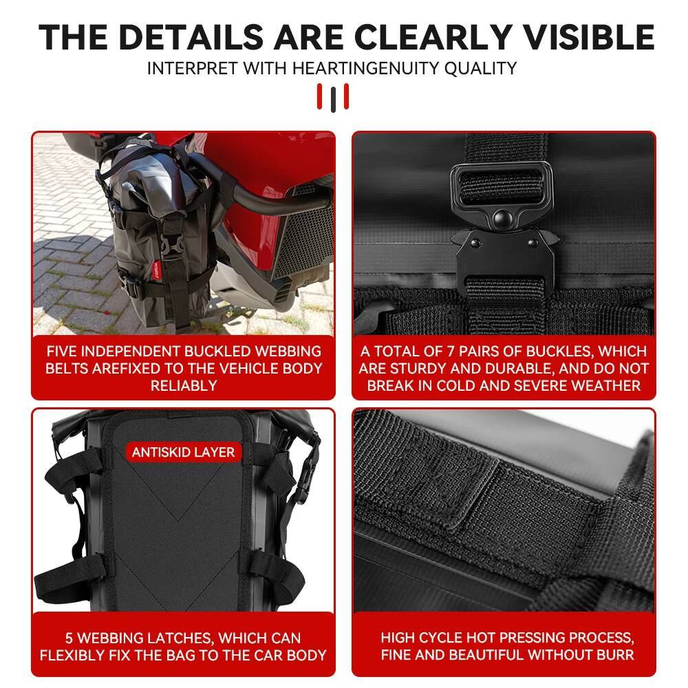 Outdoor Tank Tool Pack Side Saddle Crash Bar Motorcycle Waterproof Motor Bumper Dry Bag 8L Large Capacity