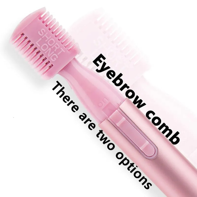 Multi Functional Mini Handle Beauty Women Painless Automatic Shaving Trim Eyebrows Electric Eyebrow Trimmer Pink Black 250516