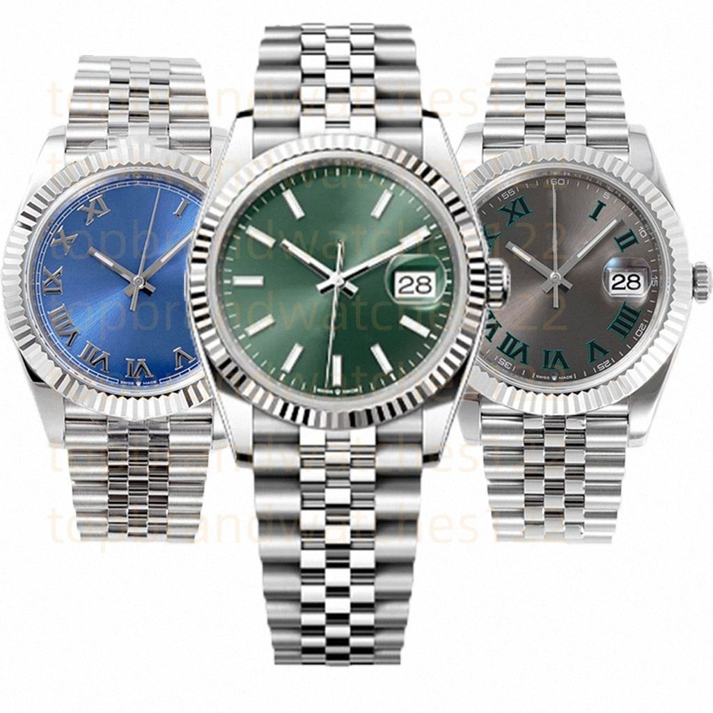 Designer woman watch 36 mm watch mens watches date just wimbledon rose gold 41 mm automatic movement mechanical men fashion gZ3bz#