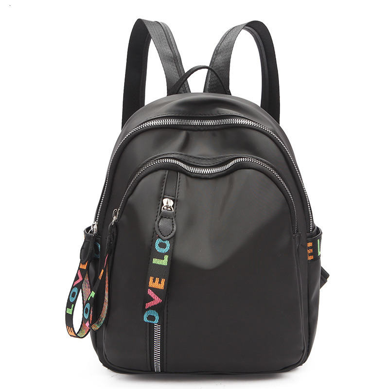 designer Women's Backpack 2025 New Korean Style Versatile Trendy Oxford Cloth Backpack Fashionable Casual Large Capacity Travel School Bag