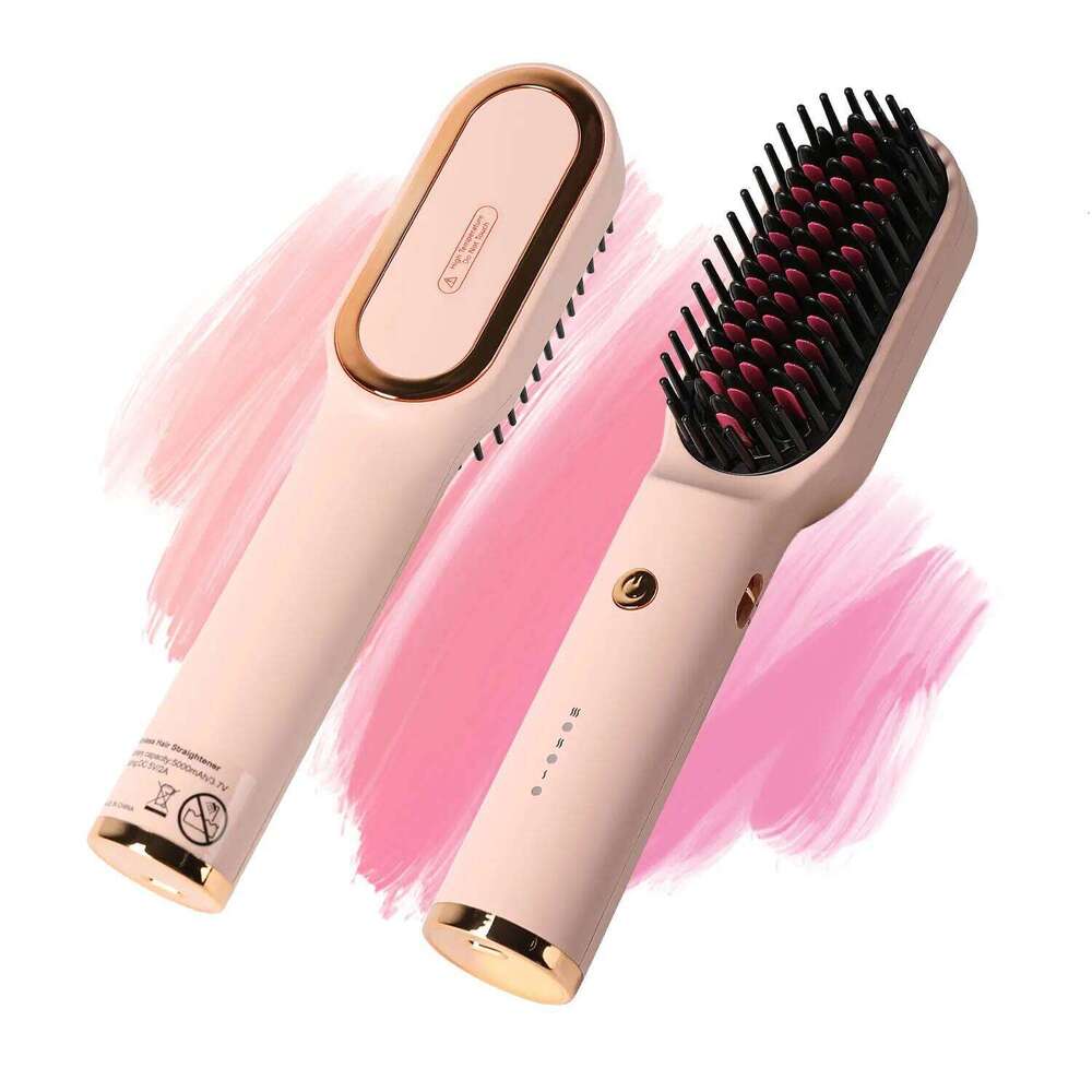 KIPOZI Negative Lon 3 In 1 Hot Air Styler And Volumizer Pro Hair Straightener Curler Blow Dryer Brush