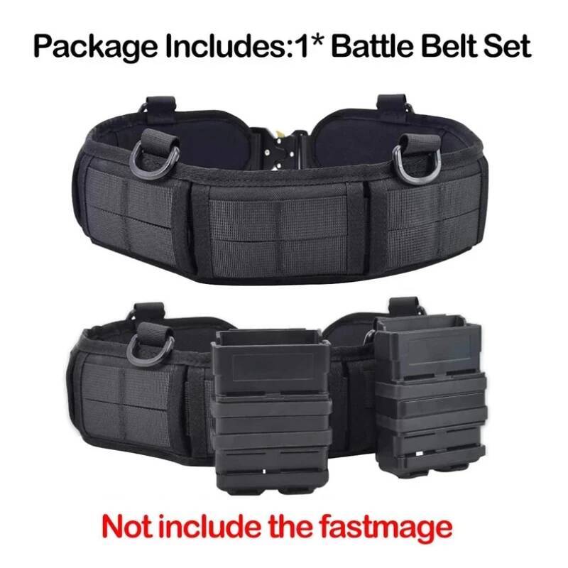 Genuine Tactical Quick Release Outdoor Military Metal Real Nylon Sports Accessories Men And Women Belt Set