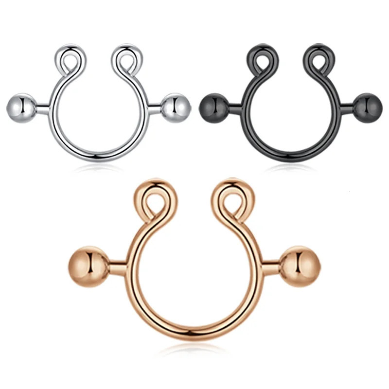 2 pcs and Comfortable 14G Stainless Steel Nipple Rings - Perfect for Enhancing Your Look and Adding a Touch of Sexiness 250526
