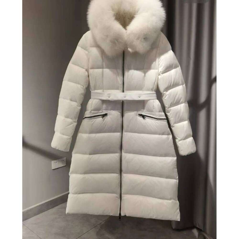 2025 Autumn And Winter New Style Women White Duck Down Long Jacket High quality, fashionable, luxurious