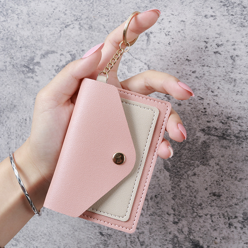 trend Cross border new creative fashion small card holder women s candy color keychain accessories bus bag designer men trend s keybag