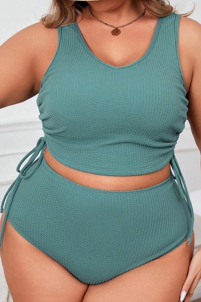 2025 Women Bikinis Set Swimsuit Swimwear Plus Size Push Up Large Big Floral Swimming Suits Beachwear Bathing y250527