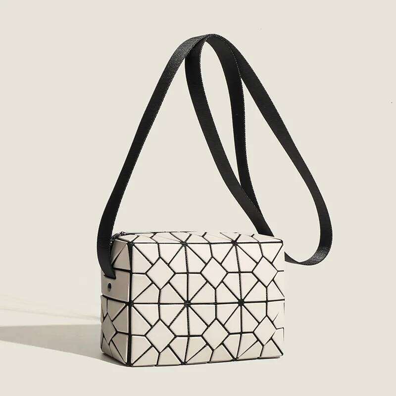 New 2024 Geometric Women Geometry Handbag Fashion Shoulder Crossbody For Lady Leater Brand Bags Designer Sac
