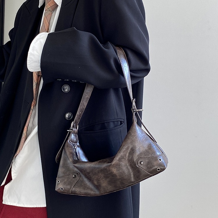 designer 2025 Niche Design New Women's Bag Spring Summer High-end Melard Underarm Bag Stylish Versatile Shoulder Bag Crossbody Bag